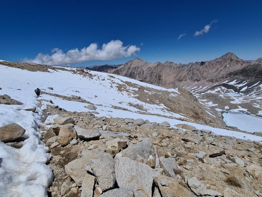 Abstieg vom Forester Pass