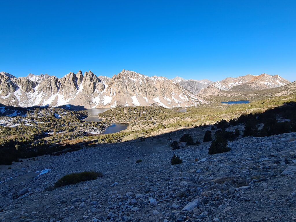 Auf dem Weg zum Kearsarge Pass