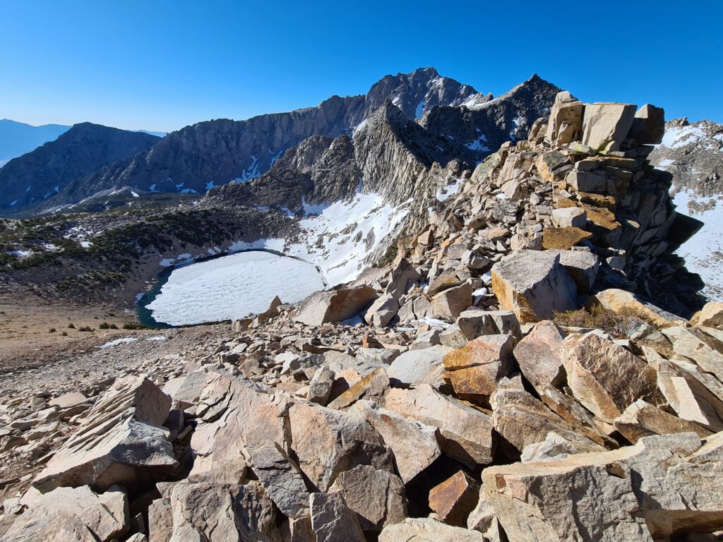 Abstieg vom Kearsarge Pass