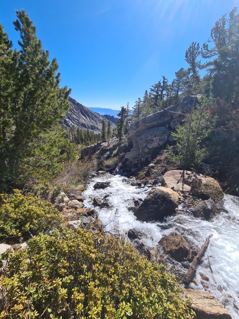 Abstieg vom Kearsarge Pass