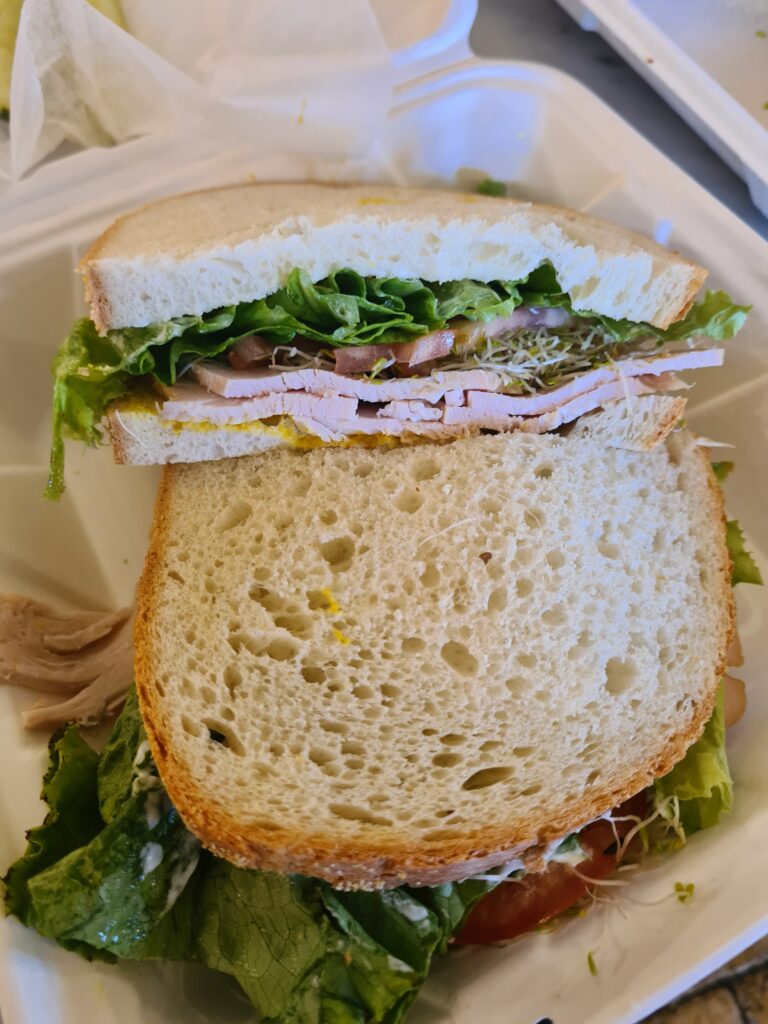 Sandwich von Schats Bakery, das beste Sandwich weit und breit