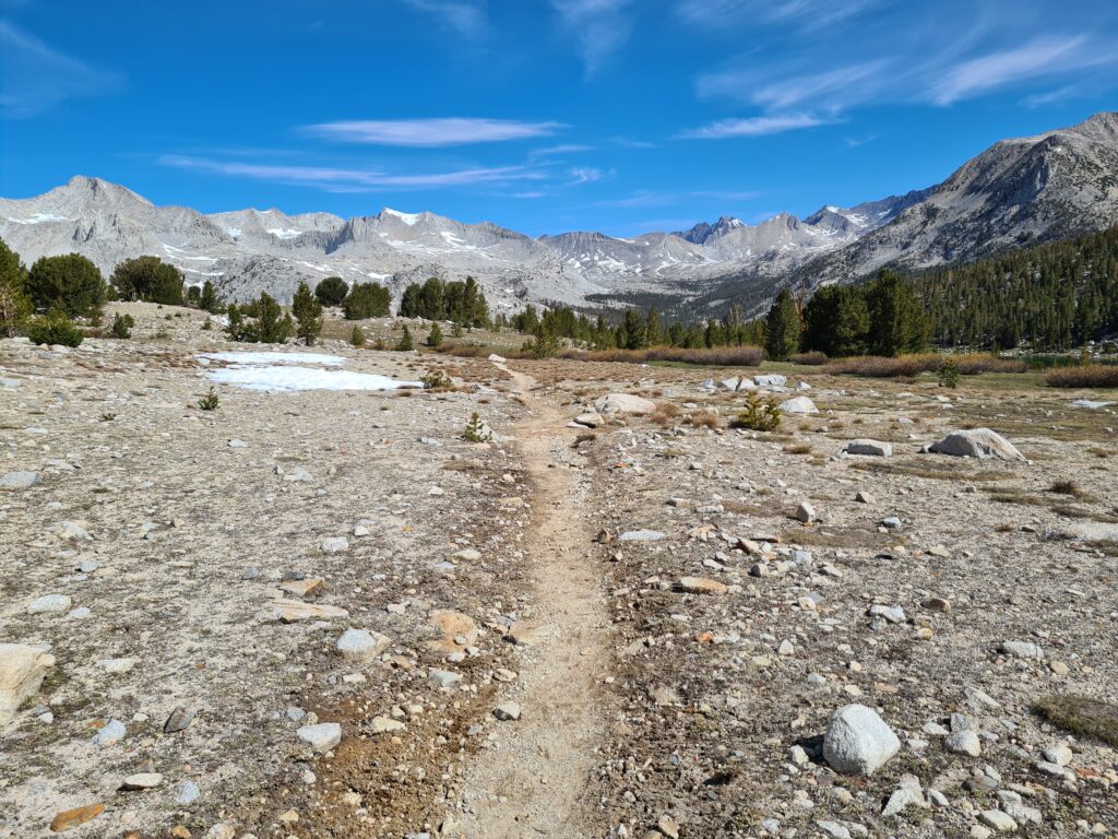 Auf dem Weg zum Mather Pass