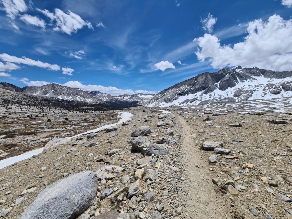 Auf dem Weg zum Mather Pass