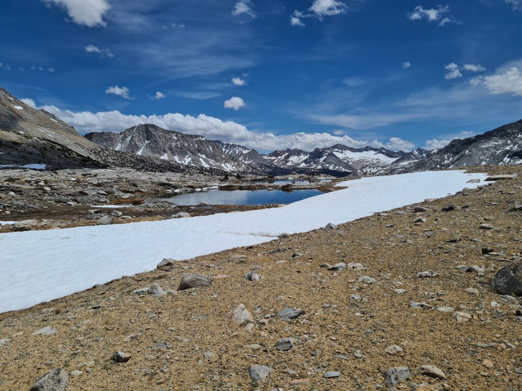 Auf dem Weg zum Mather Pass