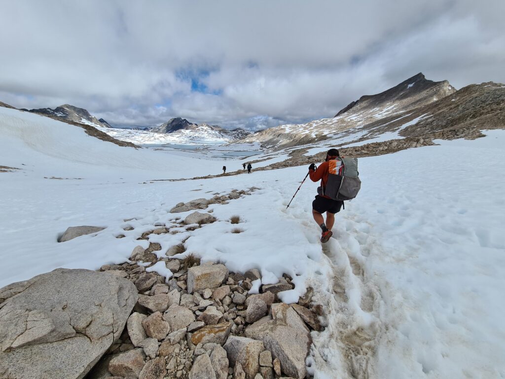 Beginn des Postholing Alptraums