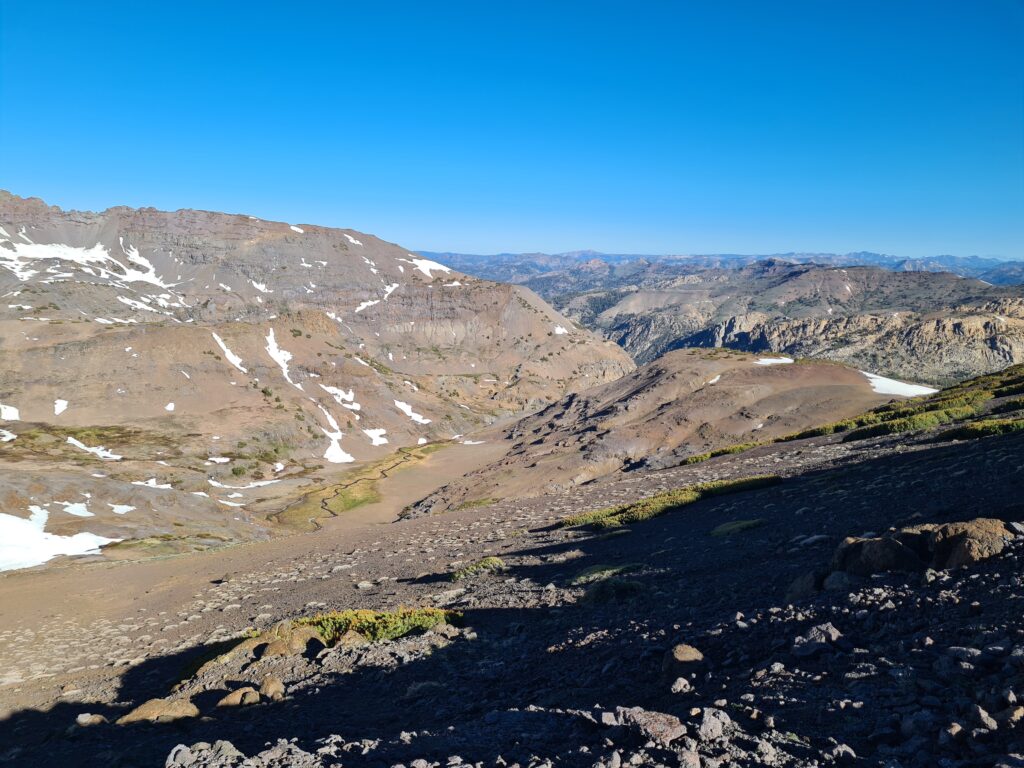 Weg nach Kennedy Meadows North