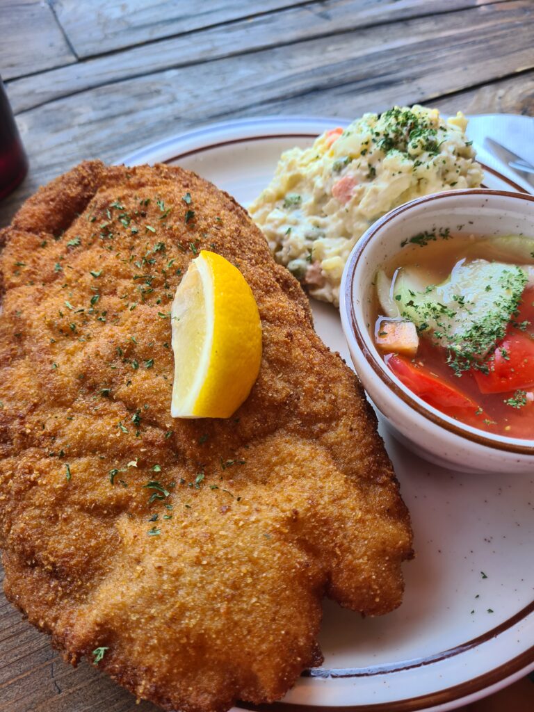 Schnitzel in Lake Tahoe
