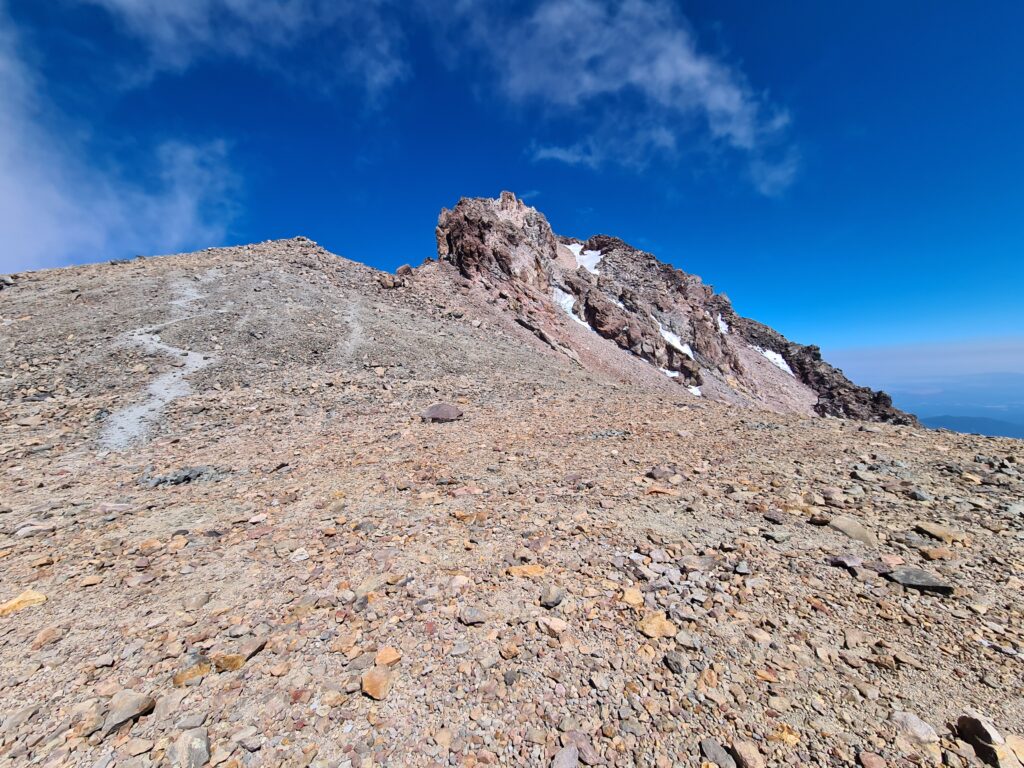 Letzter steiler Aufstieg zum Plateau