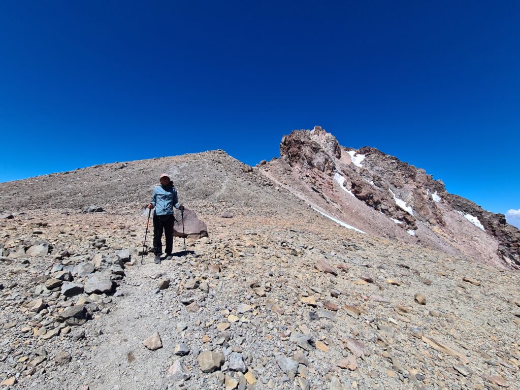Abstieg von Mount Shasta