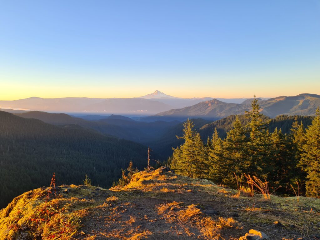 Blick auf Mount Hood