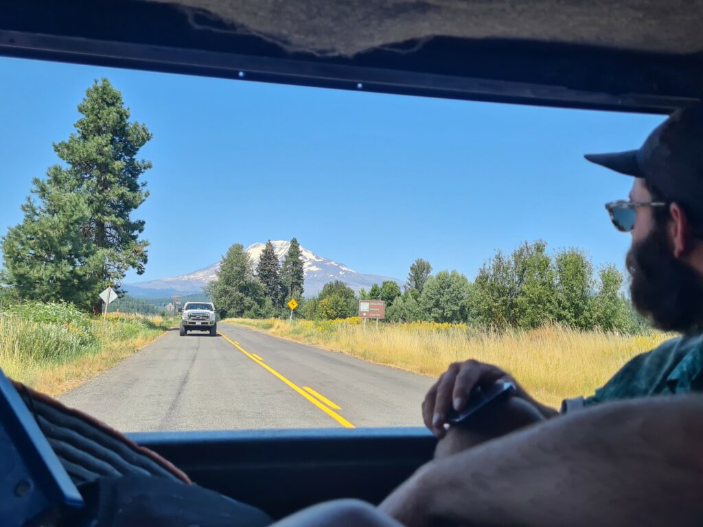 Blick auf Mount Adams
