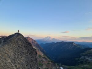 Aufstieg zum Old Snowy Mountain