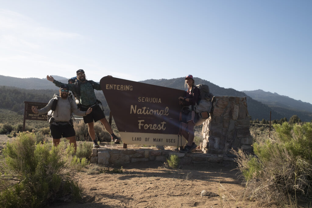 Ankunft im Sequoia National Forest