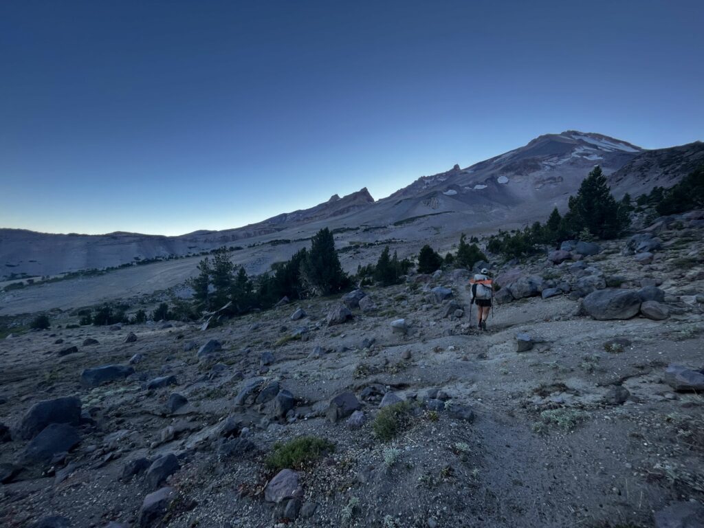Aufstieg zum Mount Shasta