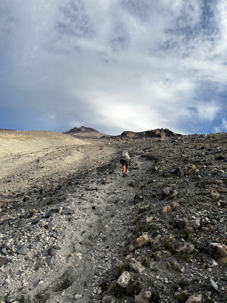 Aufstieg zum Mount Shasta