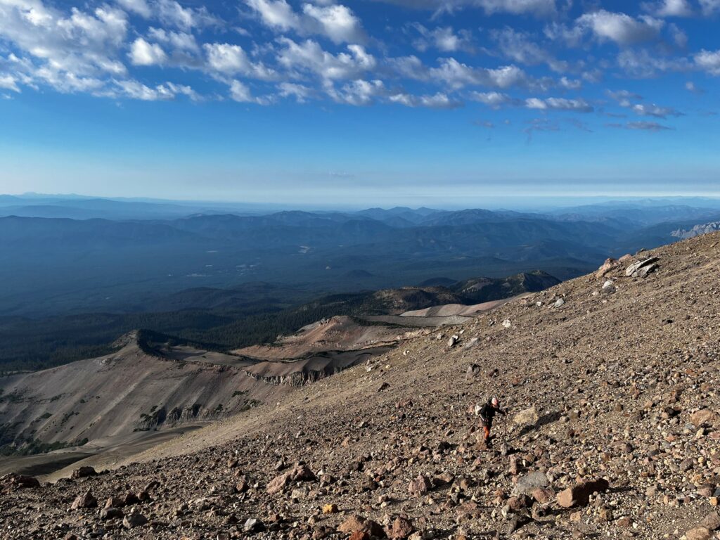 Aufstieg zum Mount Shasta