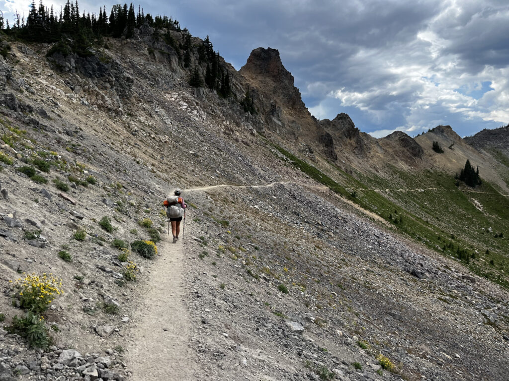 Abstieg zum White Pass