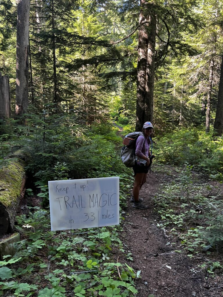 Vorfreude auf die Trail Magic