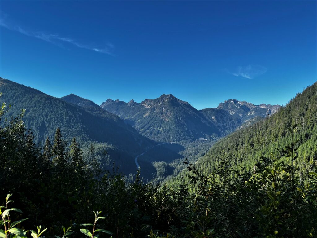 Abstieg nach Snoqualmie