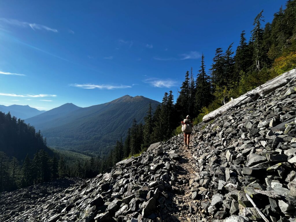 Abstieg nach Snoqualmie