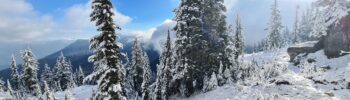 Letzte Momente auf dem Trail