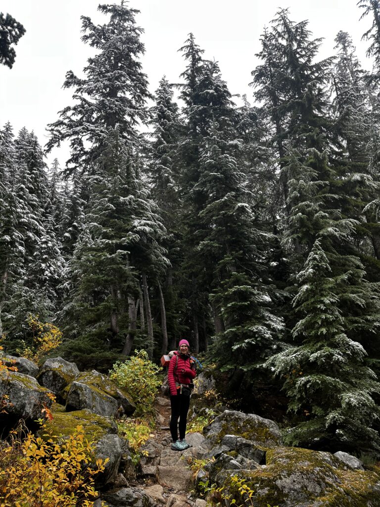 Letzte Momente auf dem Trail