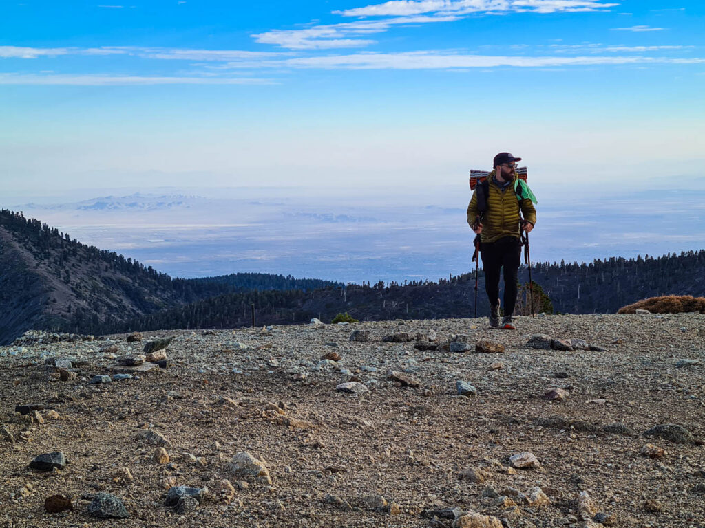 Gipfel von Mount Baldy