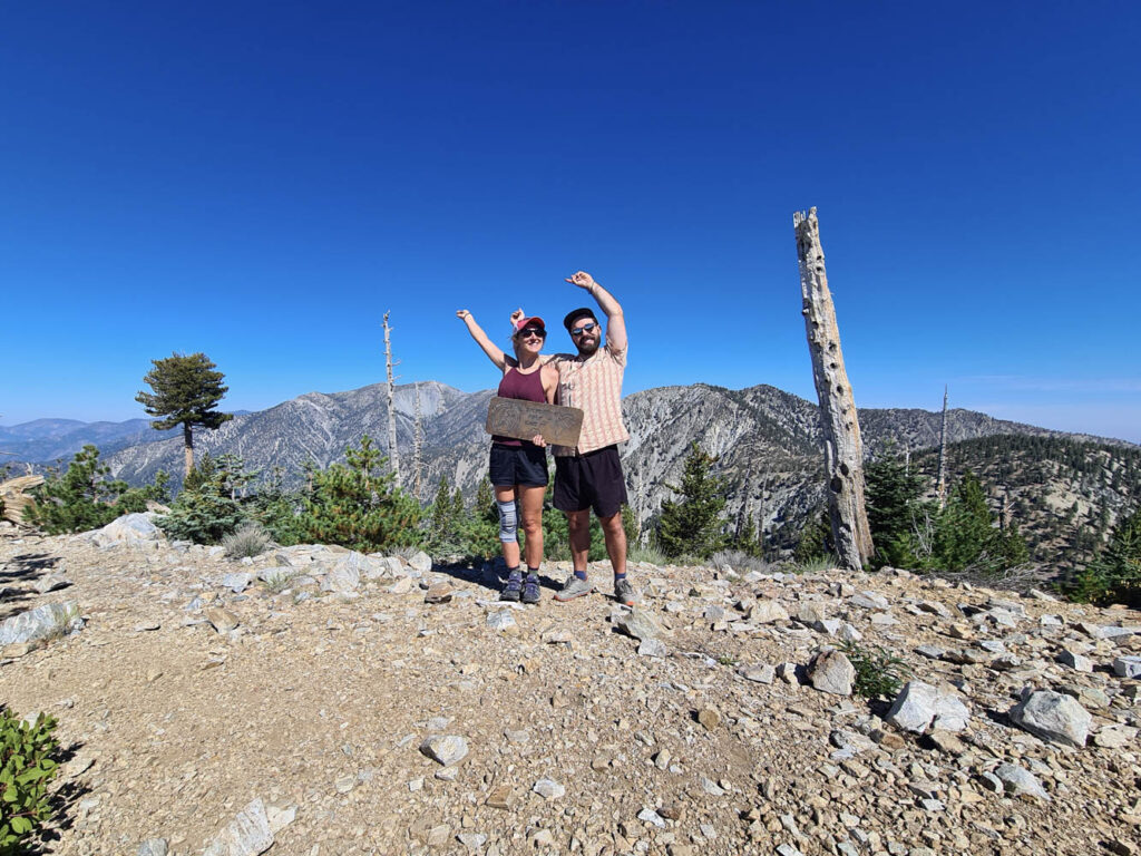 Bighorn Peak mit Blick auf Mount Baldy