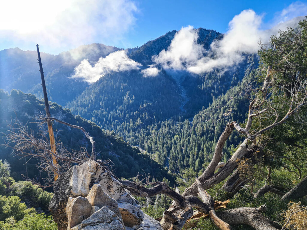 Aussicht nach dem ersten Aufstieg