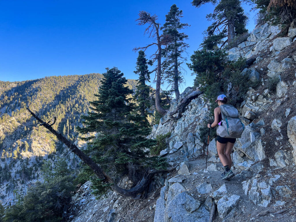 Querung zum Cucamonga Peak