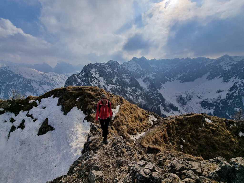Letztes Stück zum Gipfel des Walchseer Heubergs
