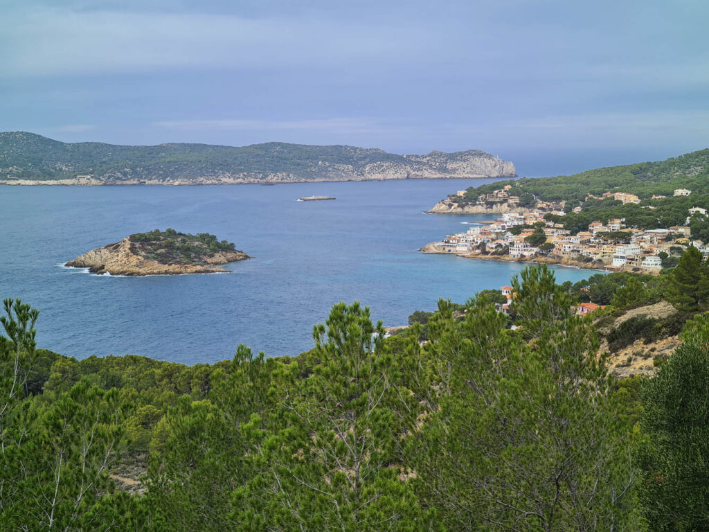 Blick auf Sant Elm