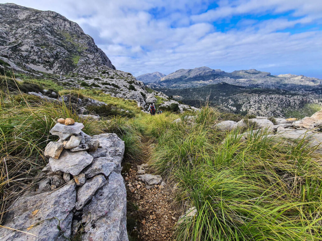 Wegloser Abstieg vom Puig Tomir
