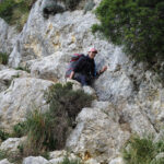 Abenteuerlicher Abstieg vom Puig Tomir, Foto von Christoph Eberenz