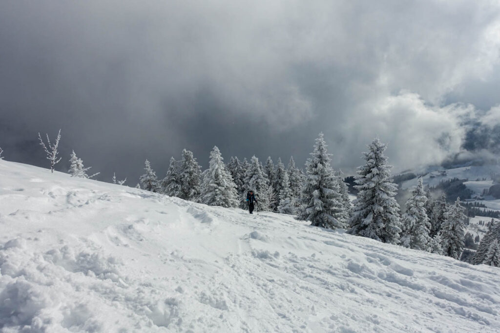 Aufstieg auf den Spitzstein