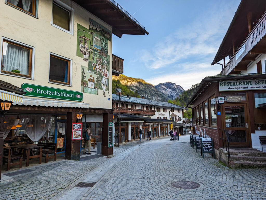 Touristenzentrum an Königssee