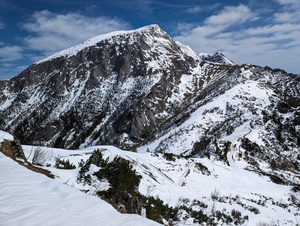 Blick auf das Hohe Brett