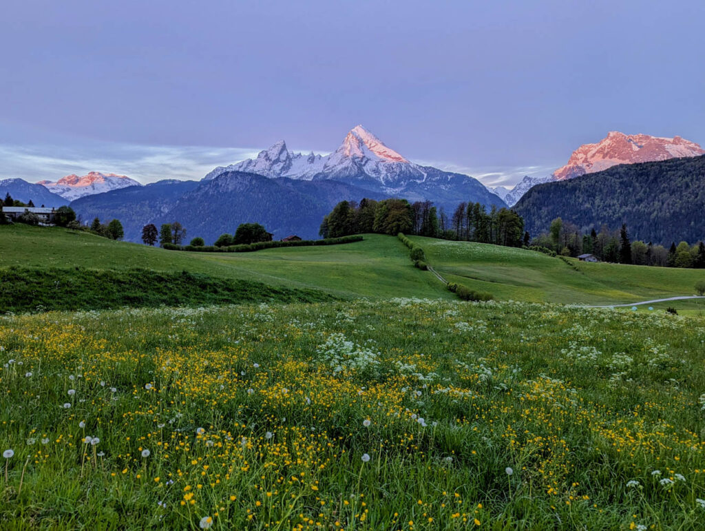 Watzmann im Sonnenaufgang