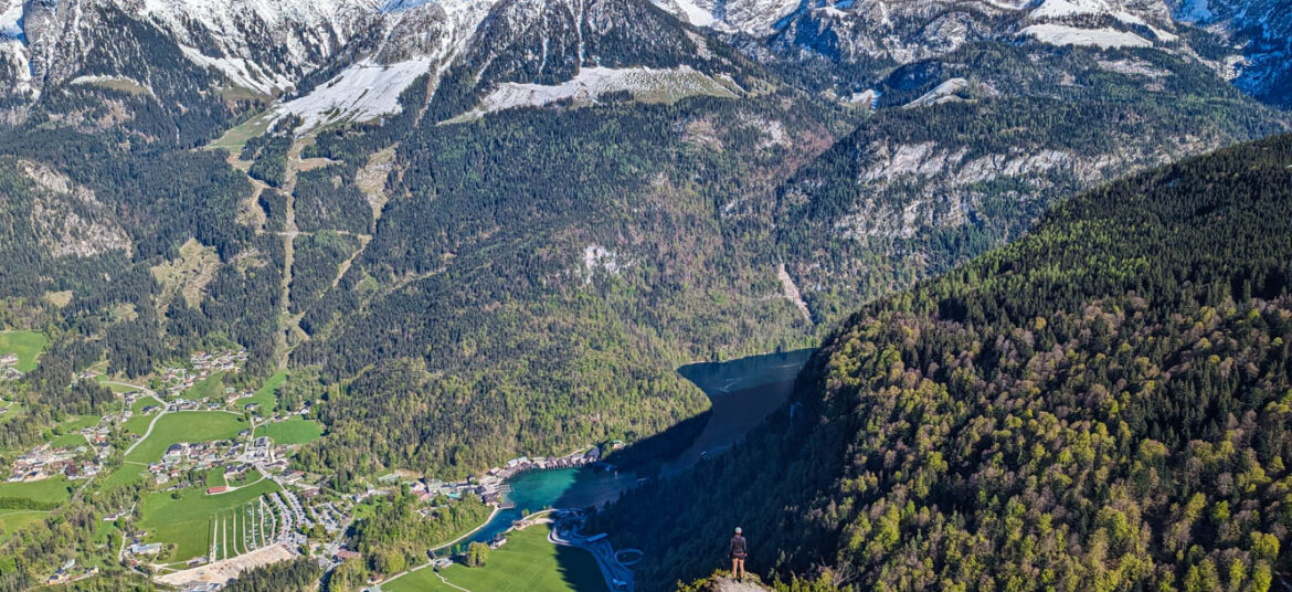 Blick vom Grünstein auf den Königsee