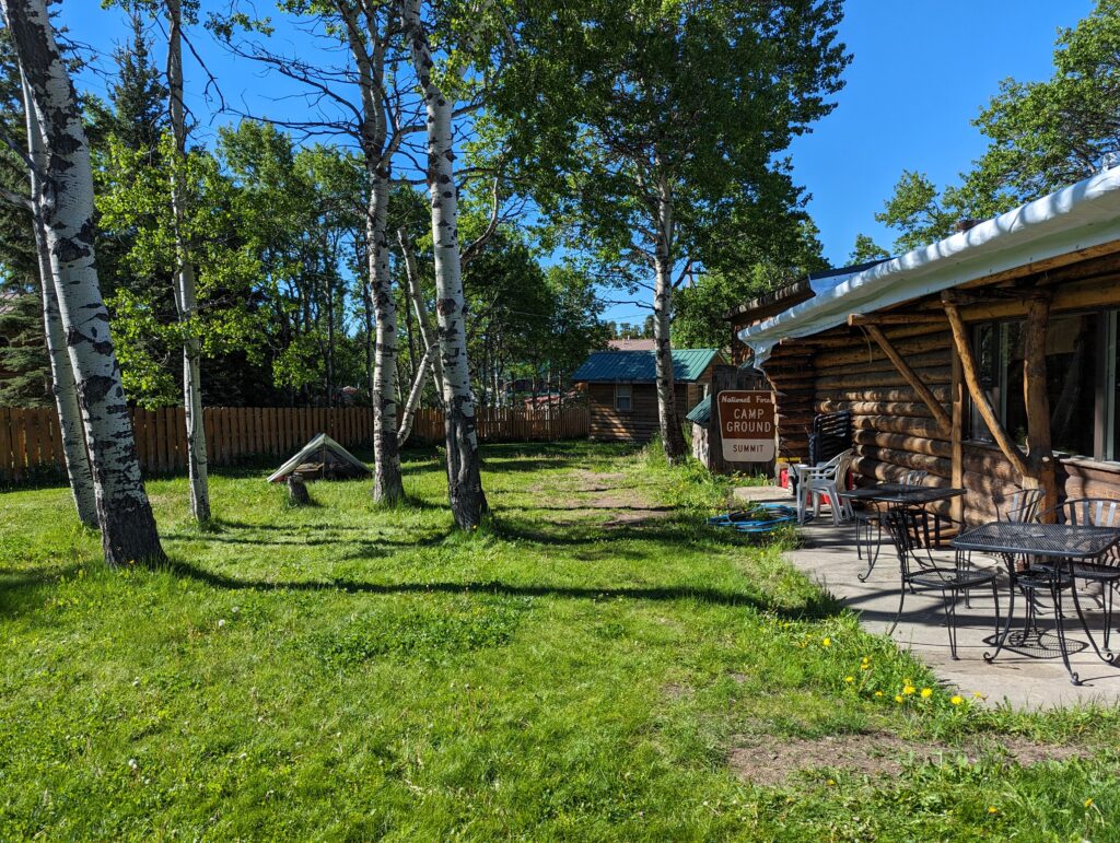 Looking Glass Base Camp in East Glacier Village