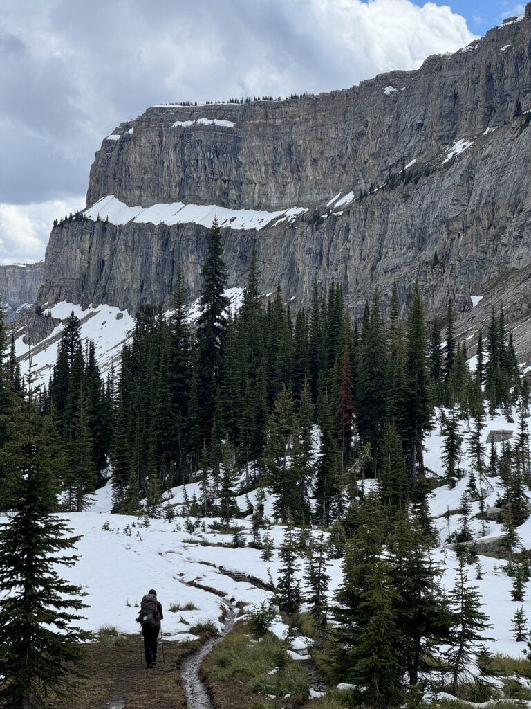 Postholing entlang der Chinese Wall
