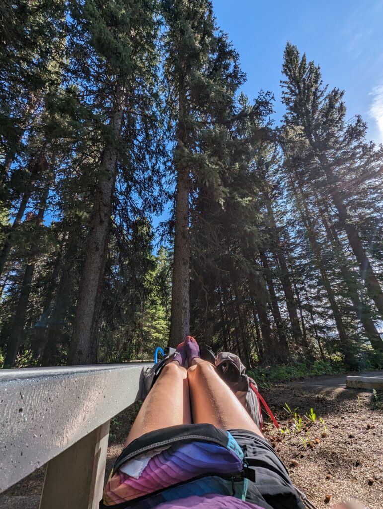 Pause am späten Nachmittag