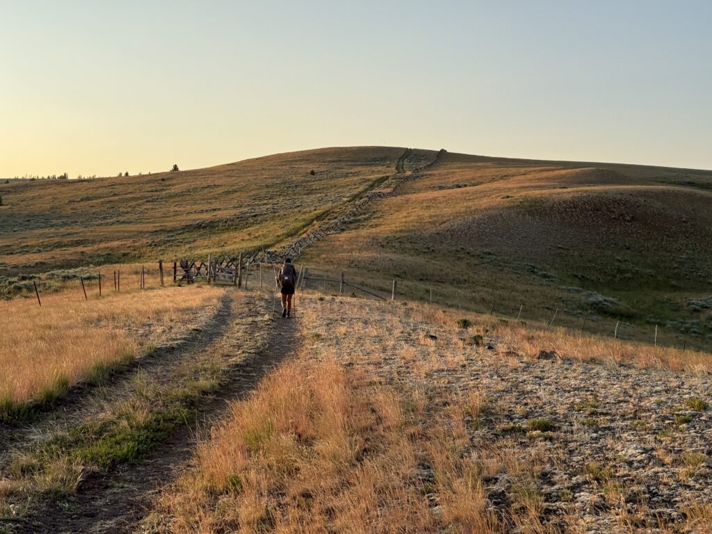 Morgenstimmung auf dem Weg nach Leadore