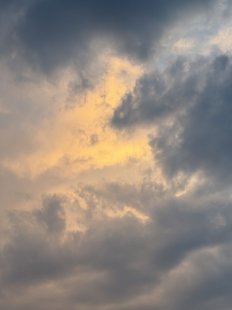 Wolkenstimmung in Leadore