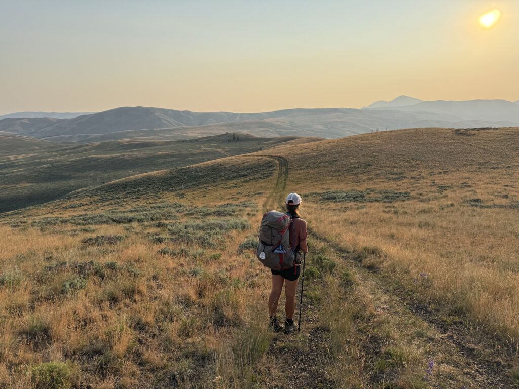 Früh morgens und spät abends zu wandern ist der einzige Weg den Fliegen zu entkommen