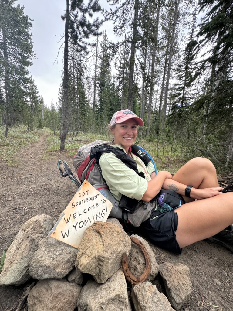 Grenzüberquerung nach Wyoming
