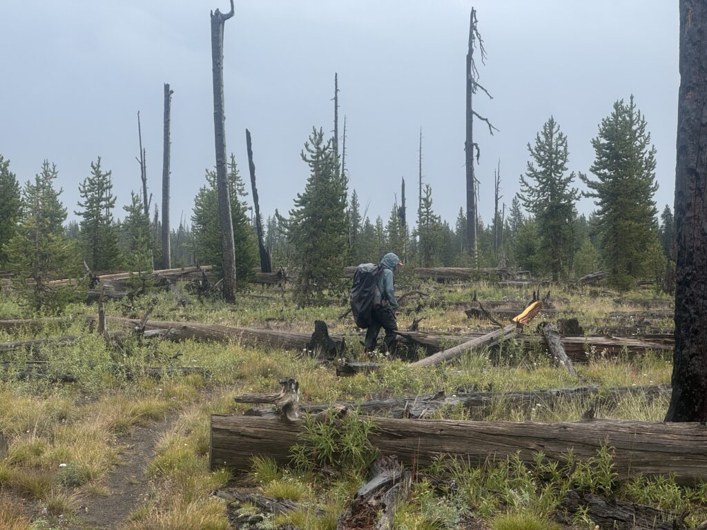 Ein Gewitter begrüßt uns in Wyoming