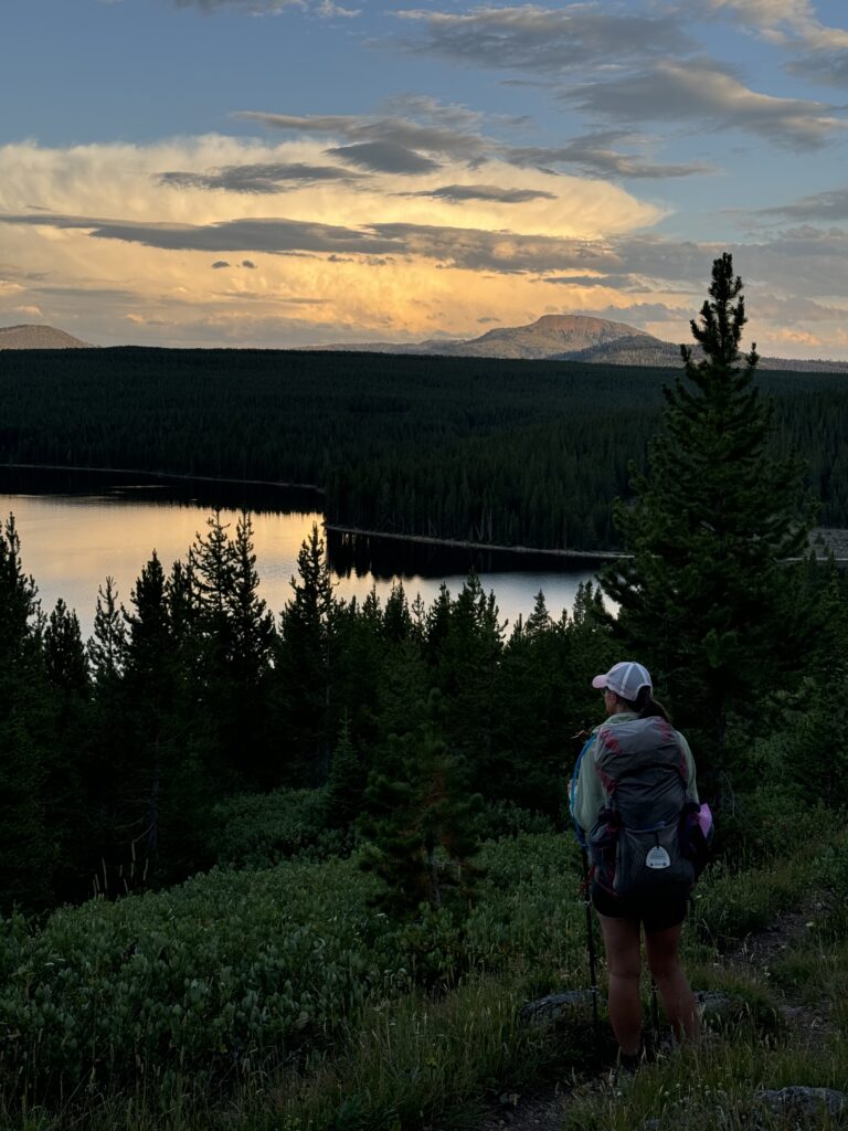 Sonnenuntergang am Heart Lake