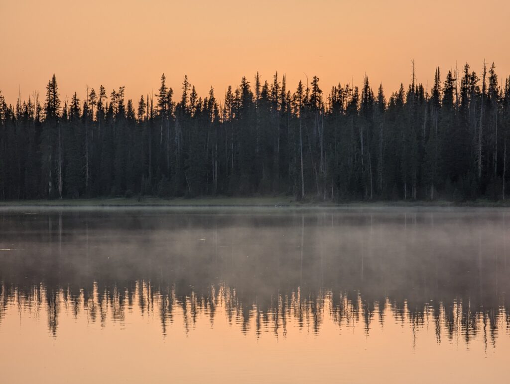 Summit Lake im Yellowstone National Park