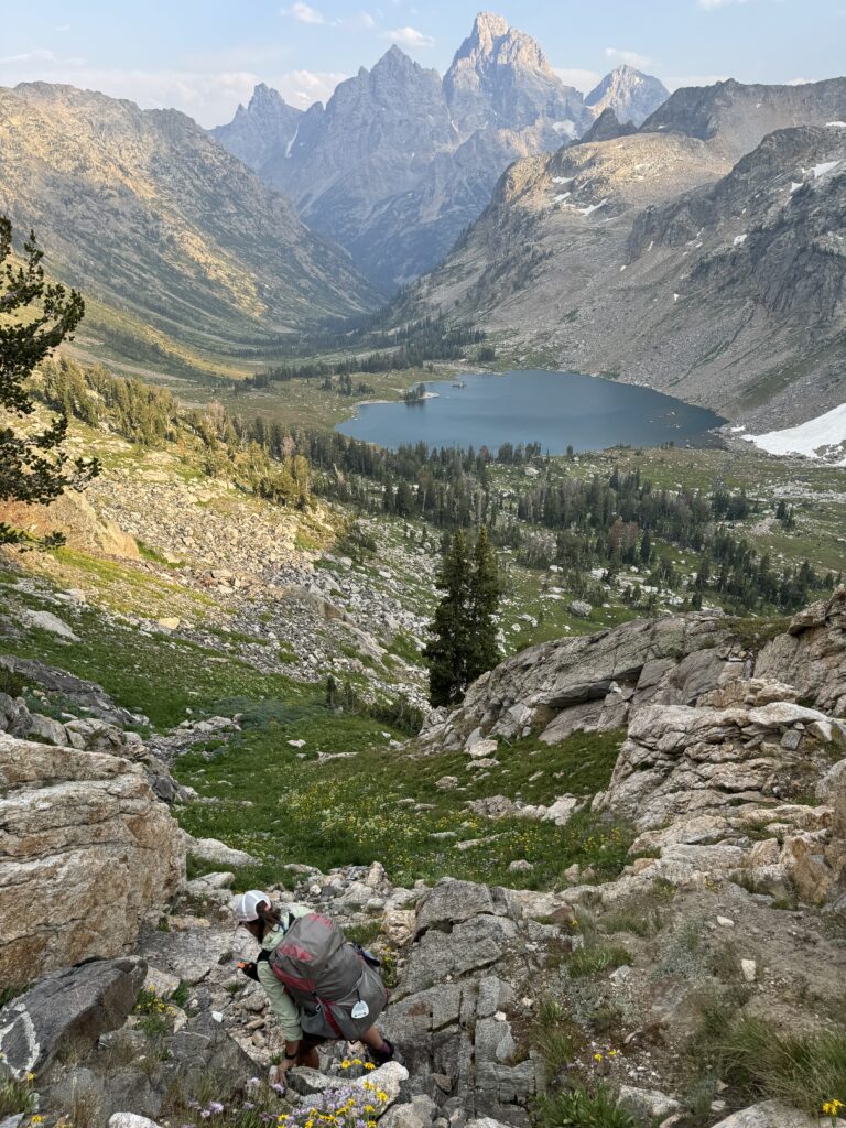 Kraxelei zum Lake Solitude
